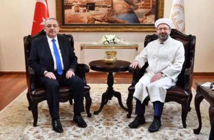 Diyanet-Sen'den Diyanet İşleri Başkanı Erbaş'a Ziyaret