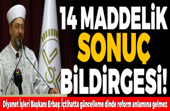 14 Maddelik Sonuç Bildirgesi