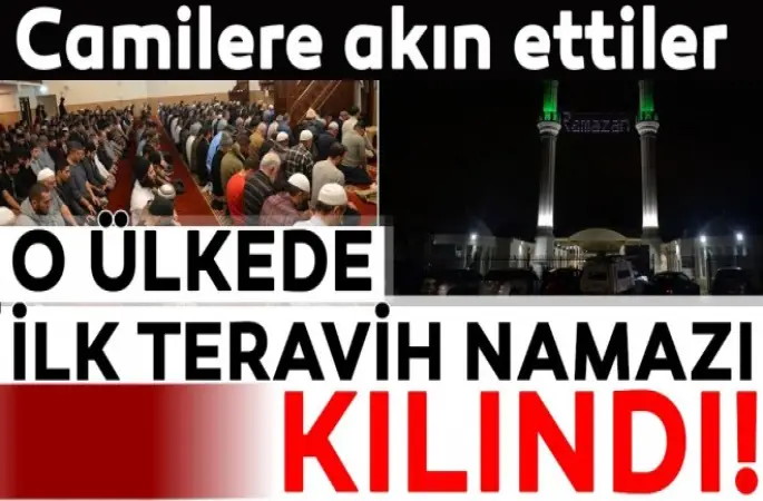 Avustralya’da ilk teravih namazı kılındı