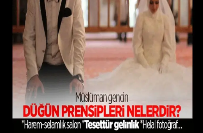 Kıranşal,Müslüman Gencin Düğün Prensipleri