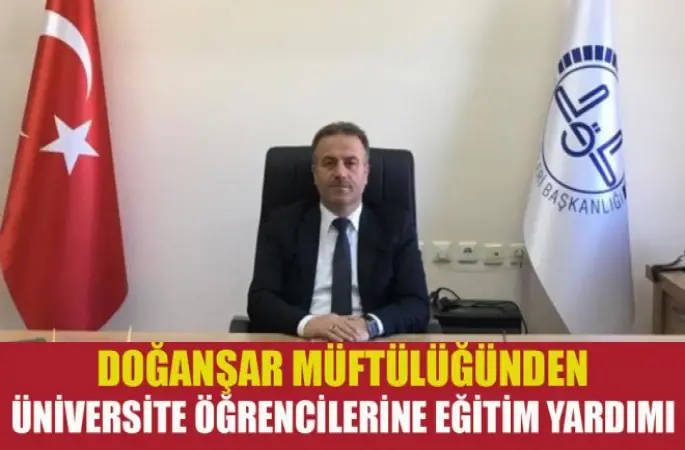 Doğanşar Müftülüğü'nden Eğitim Yardımı