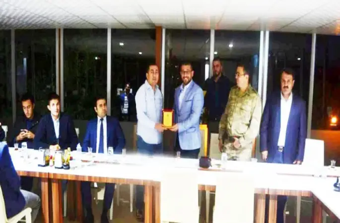 Sason Müftüsü Ocakhanoğlu'na Veda Yemeği