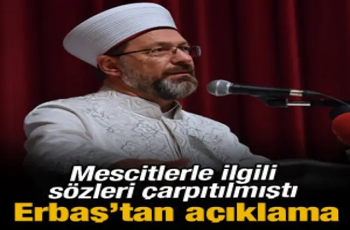 Diyanet İşleri Erbaş'tan sosyal medya lincine tepki