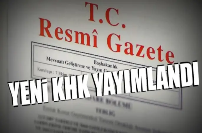 Yeni KHK Yayınlandı