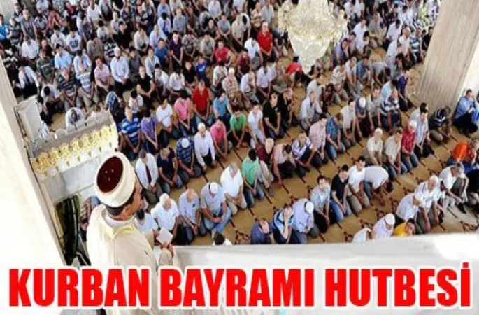 Diyanet'ten,Kurban Bayramı Hutbesi