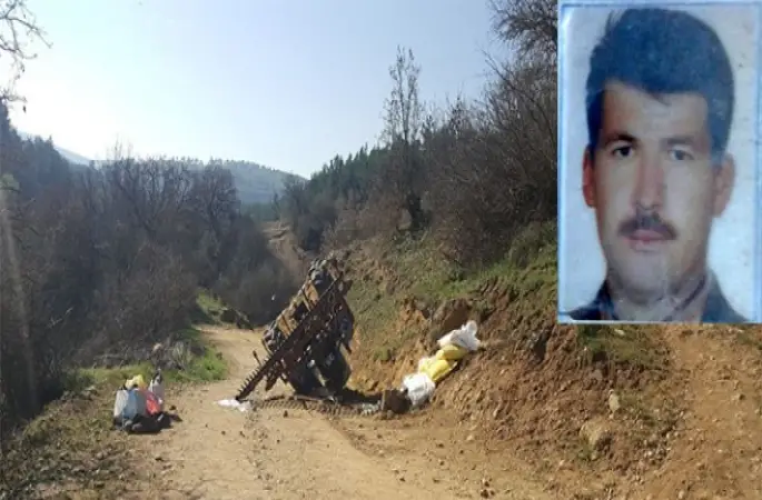 İmam Süleyman Özkul Devrilen Traktörün Altında Hayatını Kaybetti