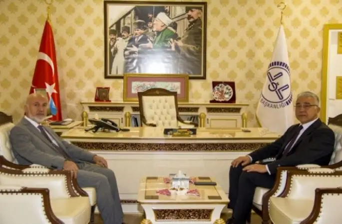 Emniyet Müdürü Ekici'den Müftü Keskin'e veda ziyareti