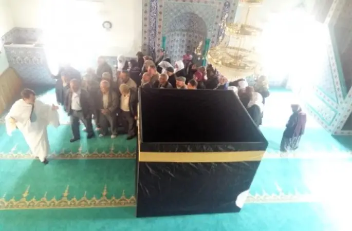 Hüyük'te Kabe Maketiyle Hac Eğitimi