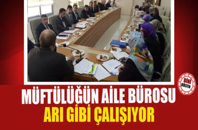 Aydın Müftülüğü Aile Bürosu Arı Gibi Çalışıyor