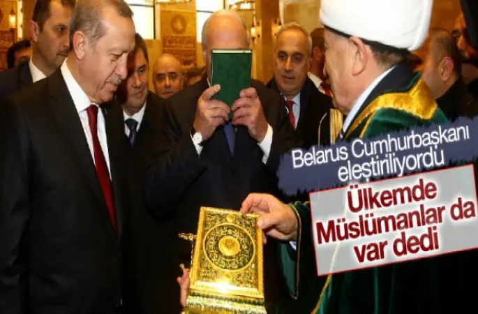 Belarus bu kareye hazmedemedi!