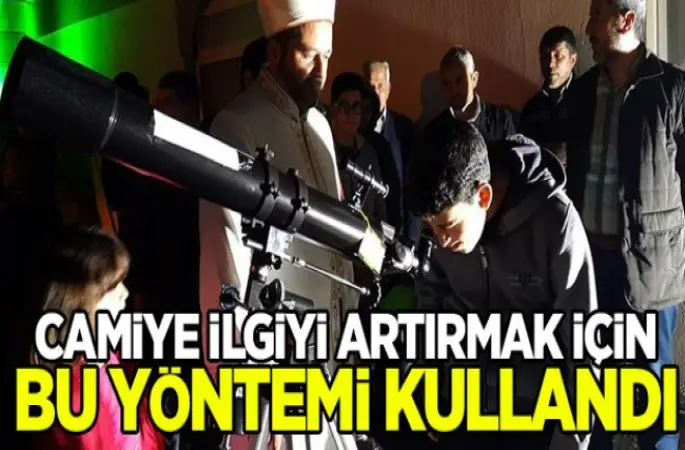 İmamın müthiş projesi büyük ilgi görüyor