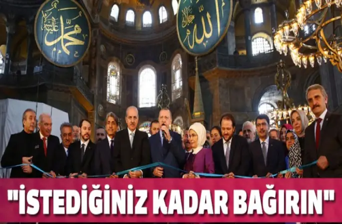 Erdoğan: Çatlayın, patlayın, bak yıktık!