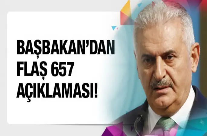 Başbakan Yıldırım, Devlet Memurları Kanunu değişmeyecek