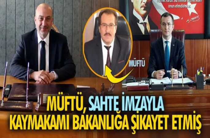 Müftü Nihat Aktaş,Kaymakamı İçişleri'ne şikayet etti
