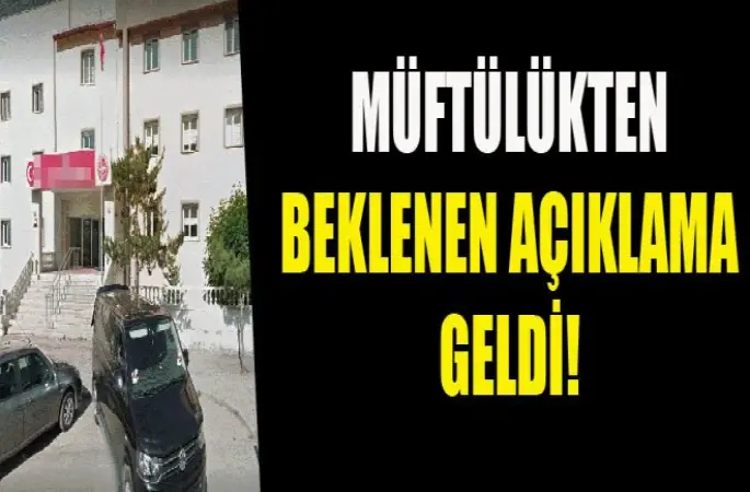 Sivas Müftülüğünden Beklenen Açıklama Geldi!