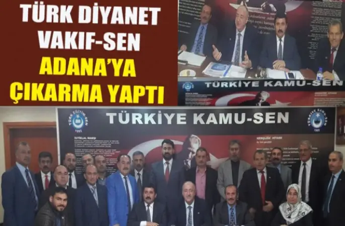 Türk Diyanet Vakıf-Sen Adana’da Büyük Buluşmayı Gerçekleştirdi.