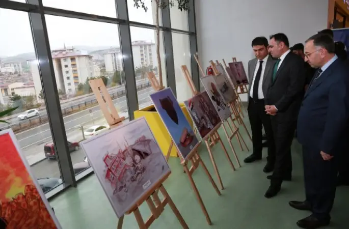 Yozgat'ta Uluslararası Çizgilerle Yemen sergisi açıldı