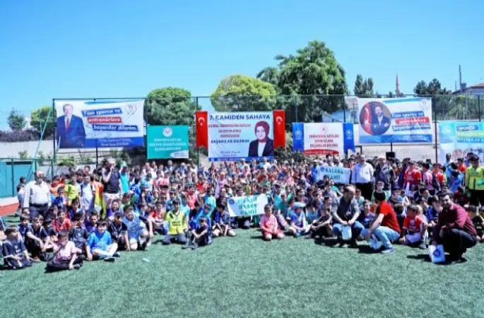 Camiden Sahaya santra vuruşuyla başladı