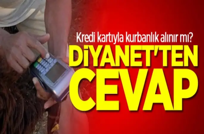 Kredi kartıyla kurban alınır mı?