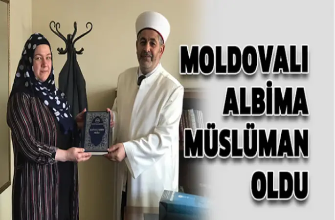 Moldovalı Albima İslamiyeti Seçti.Nisanur oldu