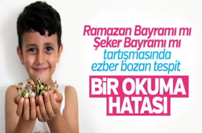 Ramazan Bayramı mı, Şeker Bayramı mı
