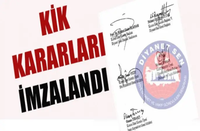 Nisan Ayı KİK Toplantı Kararları İmzalandı