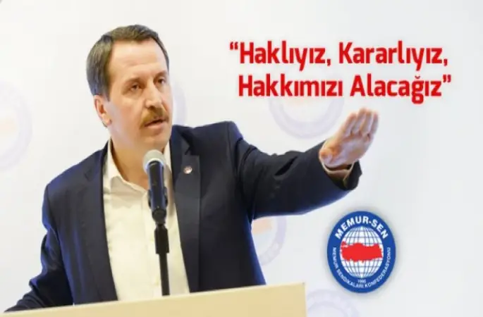 Ali Yalçın, Haklıyız, Kararlıyız, Hakkımızı Alacağız