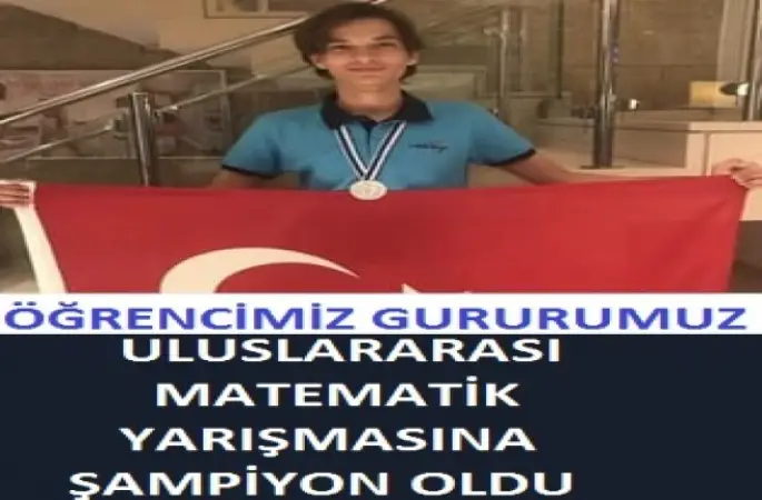 TDV Öğrencisi Matematik Şampiyonu Oldu