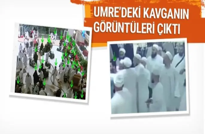 Umredeki kavganın kamera görüntüleri