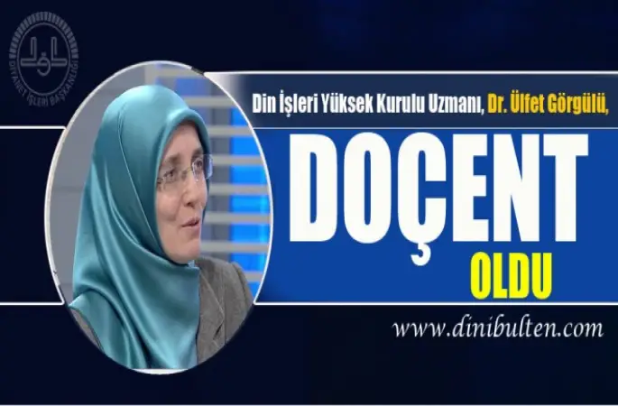 Dr. Ülfet Görgülü,Doçent Oldu