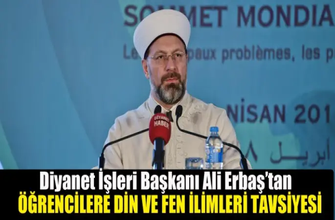 Erbaş, özellikle ilahiyat fakültesi öğrencilerine seslendi