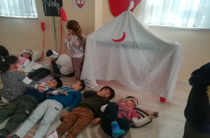 Onikişubat’ta Minikler Kızılay Haftasını Kutladı