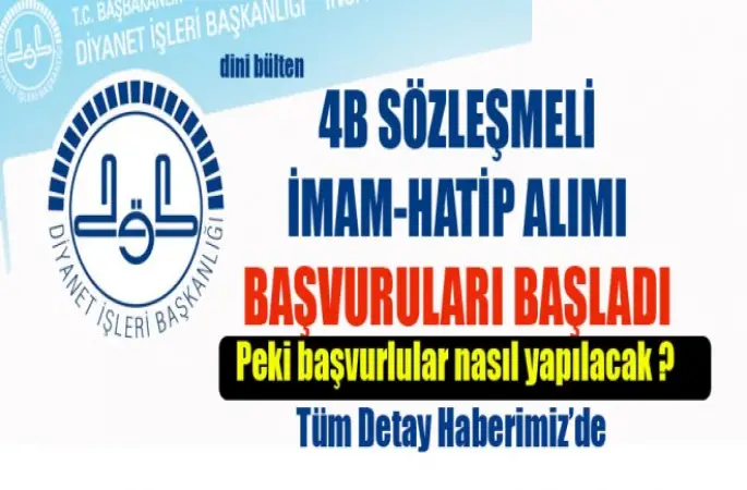 İmam Hatip Alımı Başvuruları Nasıl Yapılacak?
