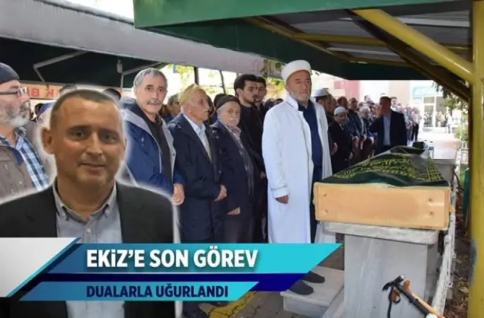 İmam  Şansal Ekiz dualarla son yolculuğuna uğurlandı.