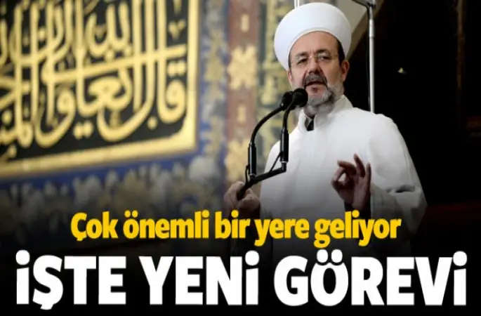 İşte Görmez’in yeni görevi