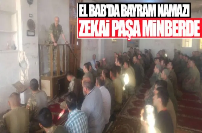 El Bab'da Mehmetçik,ibadetlerini de ihmal etmiyor.