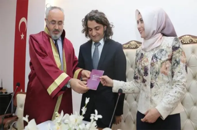 Sorgun'un oğlunun nikahını Müftü Ali Akpınar kıydı