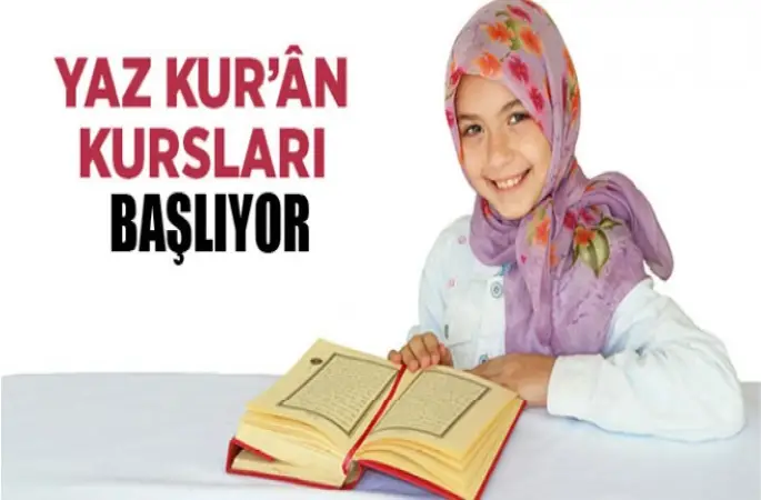 Yaz Kur'an Kursu Kayıtları Başlıyor