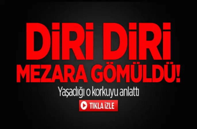 Tv Muhabirini Kendini diri diri gömdü!