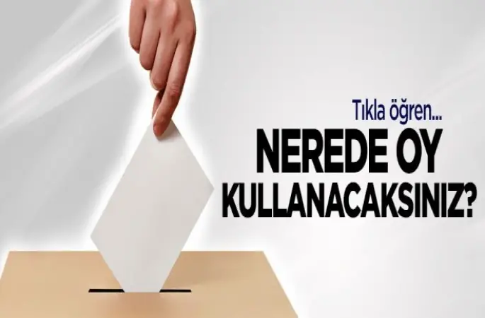 Nerede oy kullanacağım?