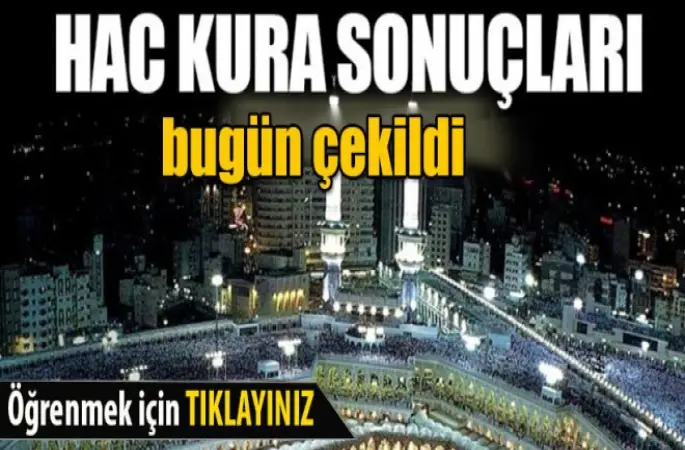 Hac kuraları sorgulama ekranı açıldı mı?
