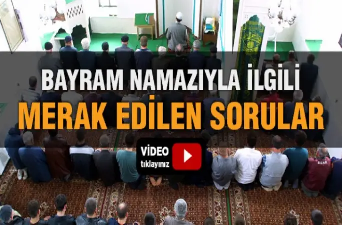 Ramazan Bayramı namazının kılınışı