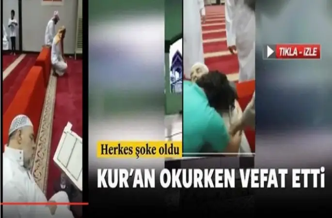 Camide Kur'an Okurken Vefat Etti.
