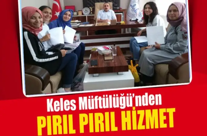 Keles Müftülüğünden Öğrencilere Eğitim Yardımı