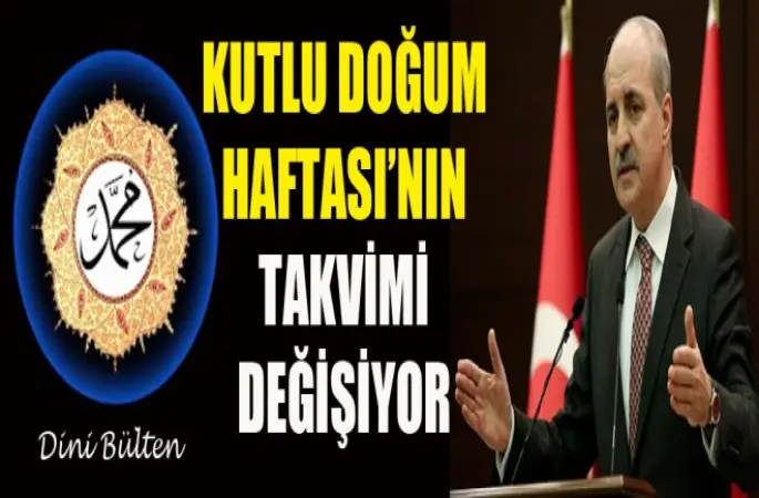 Kutlu Doğum Haftası’nın takvimi Sabitleniyor