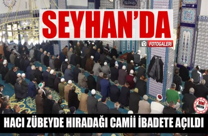 Hacı Zübeyde Hıradağı Camii İbadete Açıldı