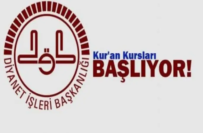 Kış Kur’an Kursları 24 Eylül'de Başlıyor