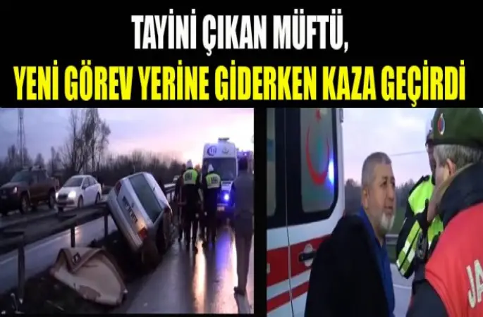 Müftü Tükoğlu,Trafik Kazası Geçirdi