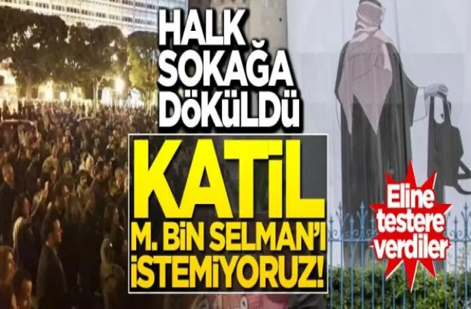 Tunus'ta halk sokaklara döküldü