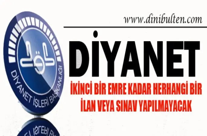 Diyanet'te Bu Atamalar durduruldu
